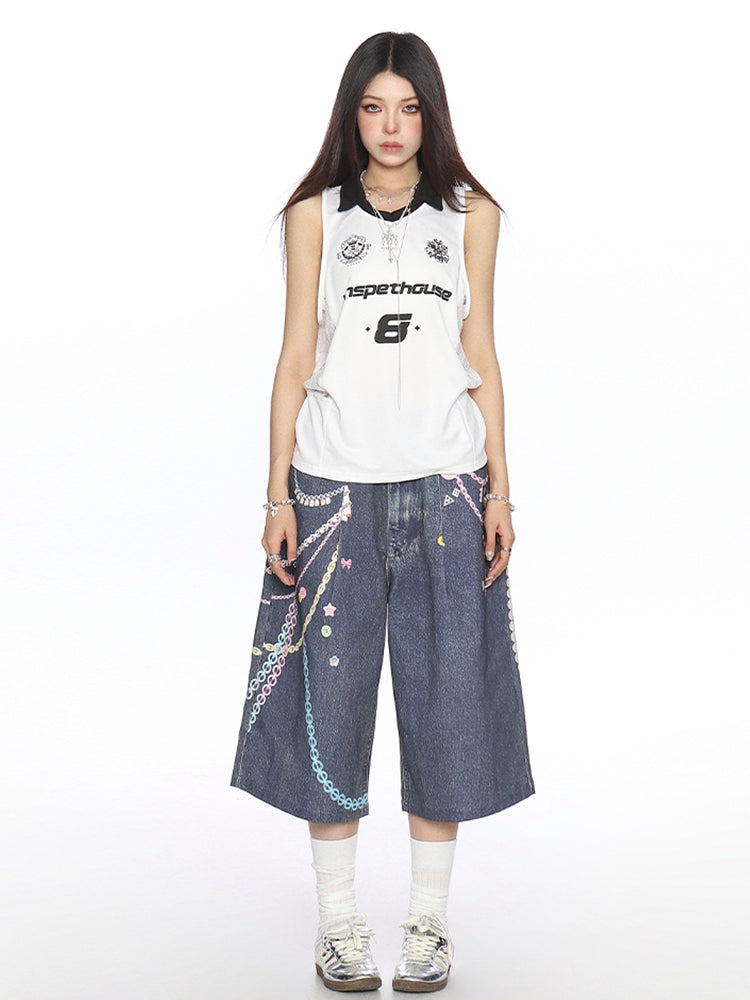 Vネックレーストリムリボンキャミソール