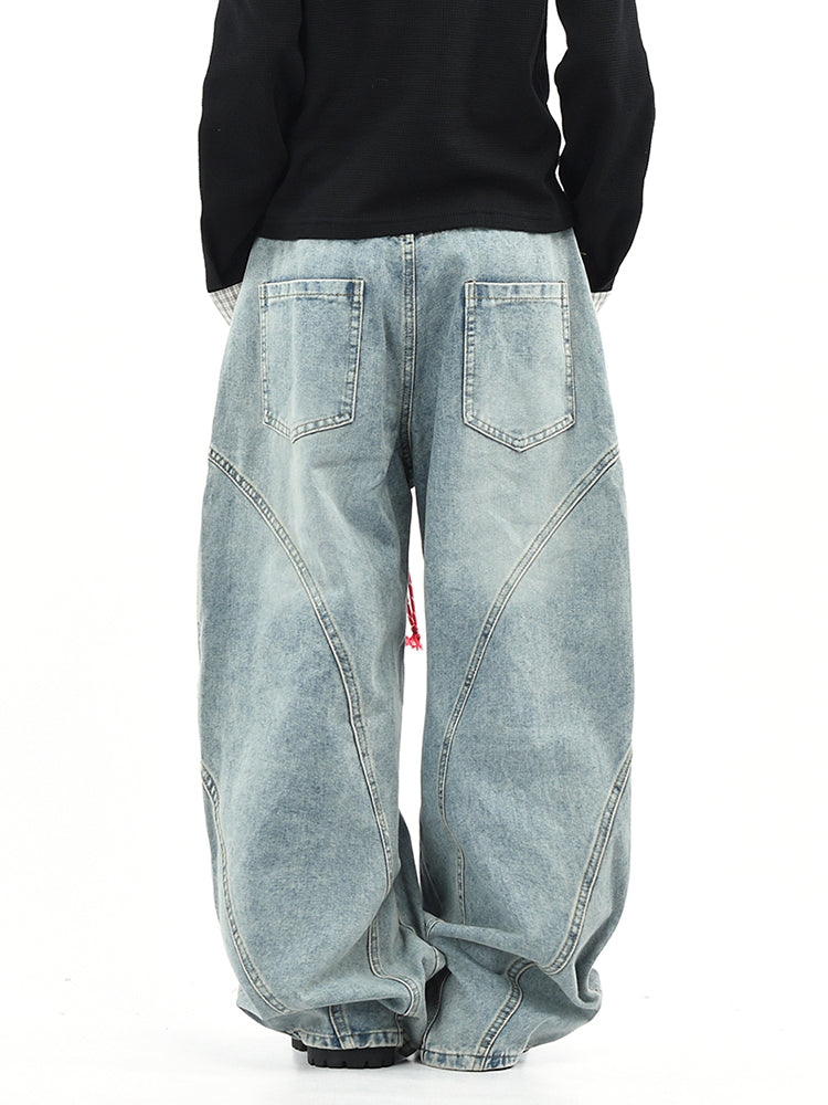 ステッチカーブデニム(ブレードベルト付き)