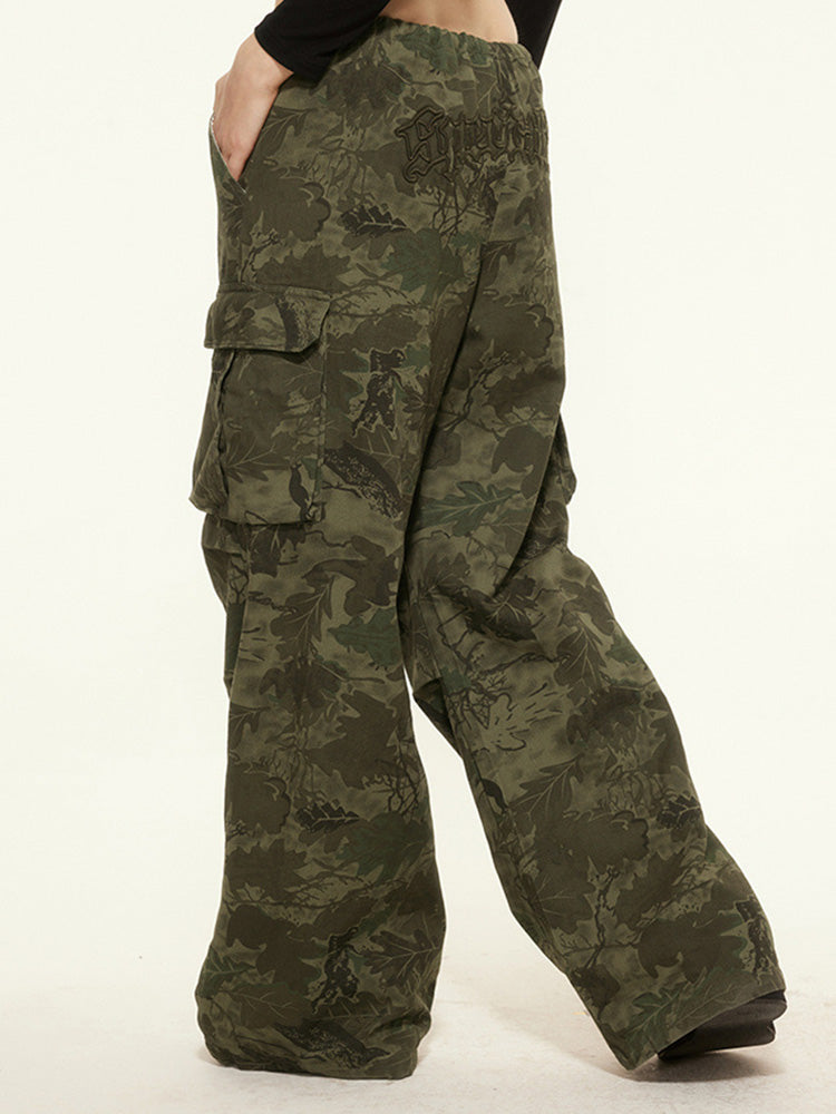 Camouflage casual pants