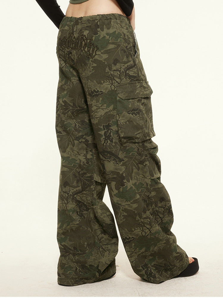 Camouflage casual pants