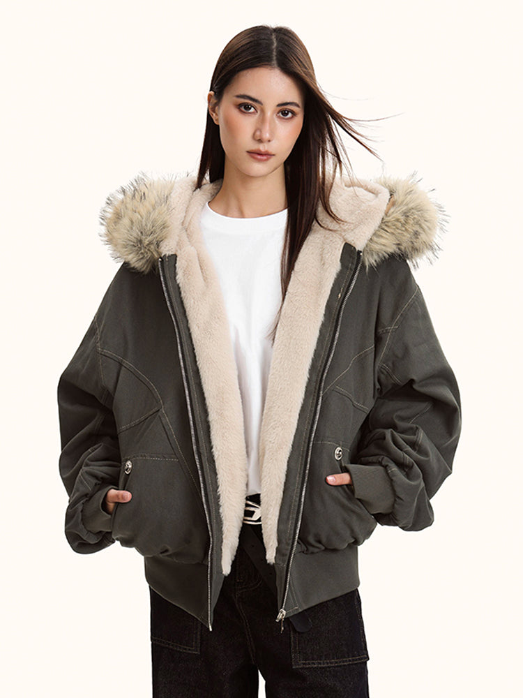 ウォッシュ加工ファージャケット