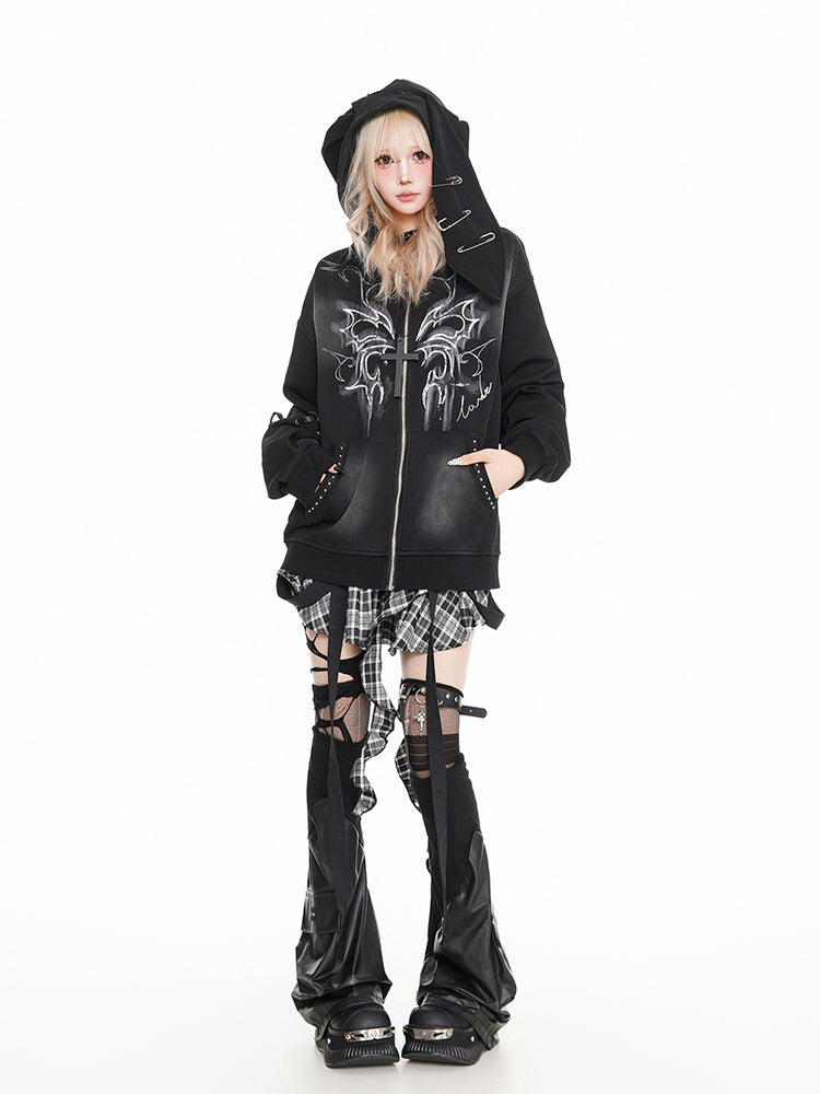 うさ耳オーバーサイズパーカーうさ耳オーバーサイズパーカー