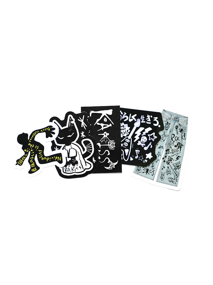 KAKISSオリジナルステッカーセット(5枚入り)