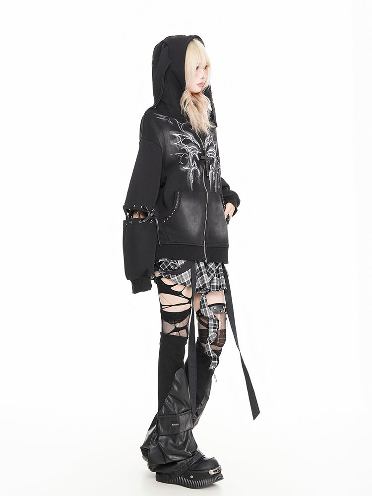 うさ耳オーバーサイズパーカーうさ耳オーバーサイズパーカー