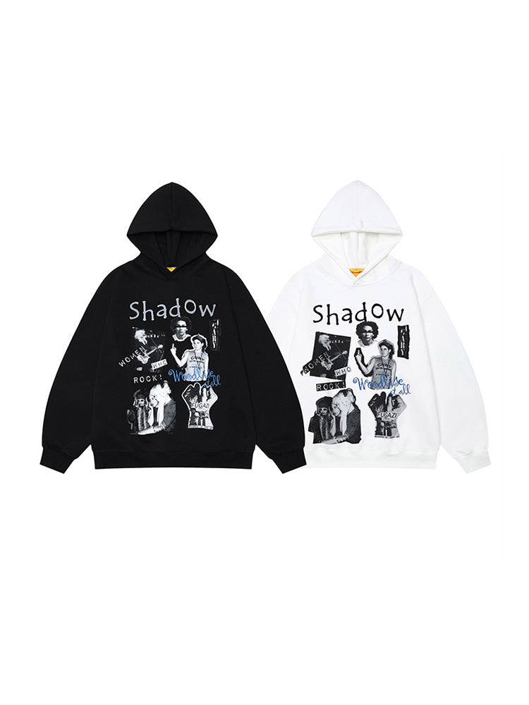 People Print Hoodie