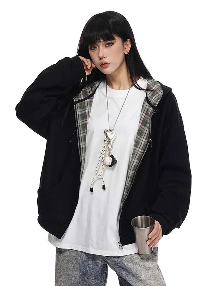 Reversible sweatshirt
