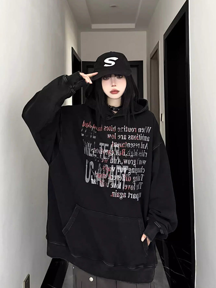 Printed hoodie