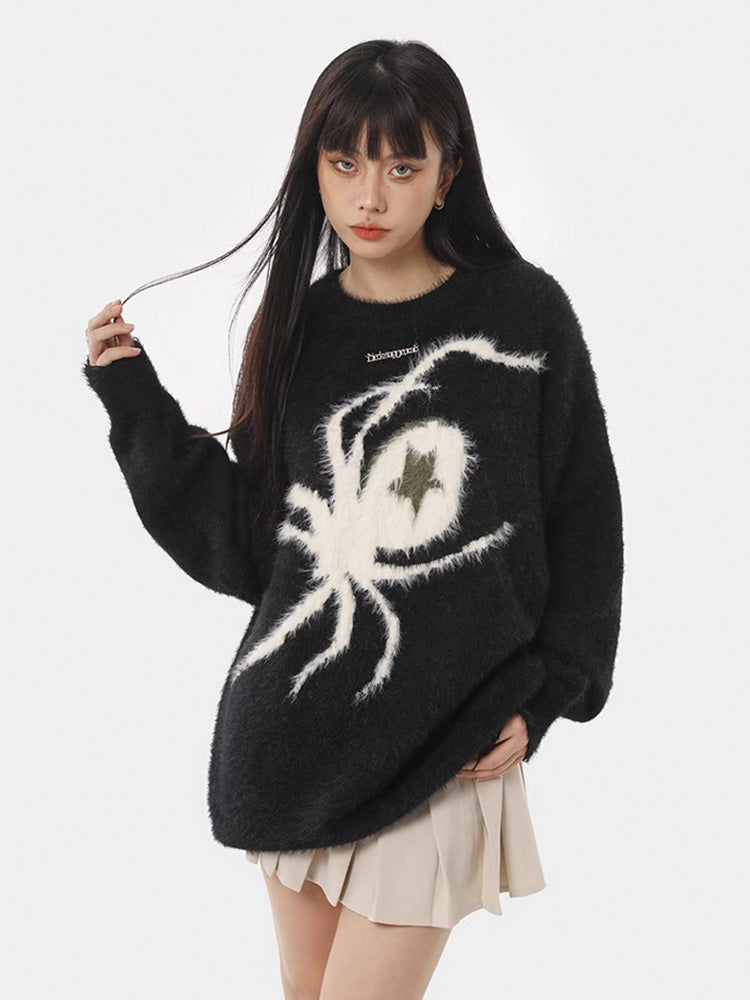 スパイダープリントセーター