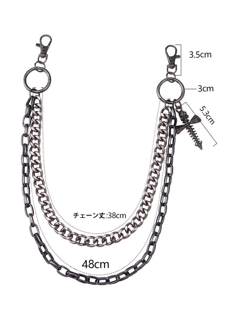 Grey beaded multi-layered choker