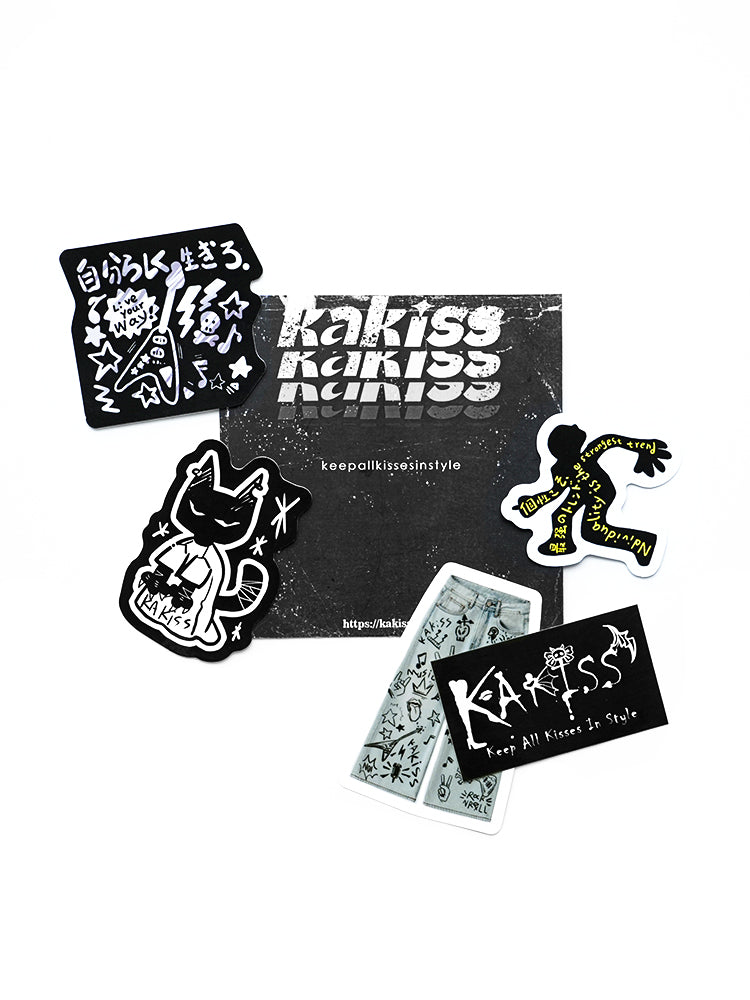 KAKISSオリジナルステッカーセット(5枚入り)