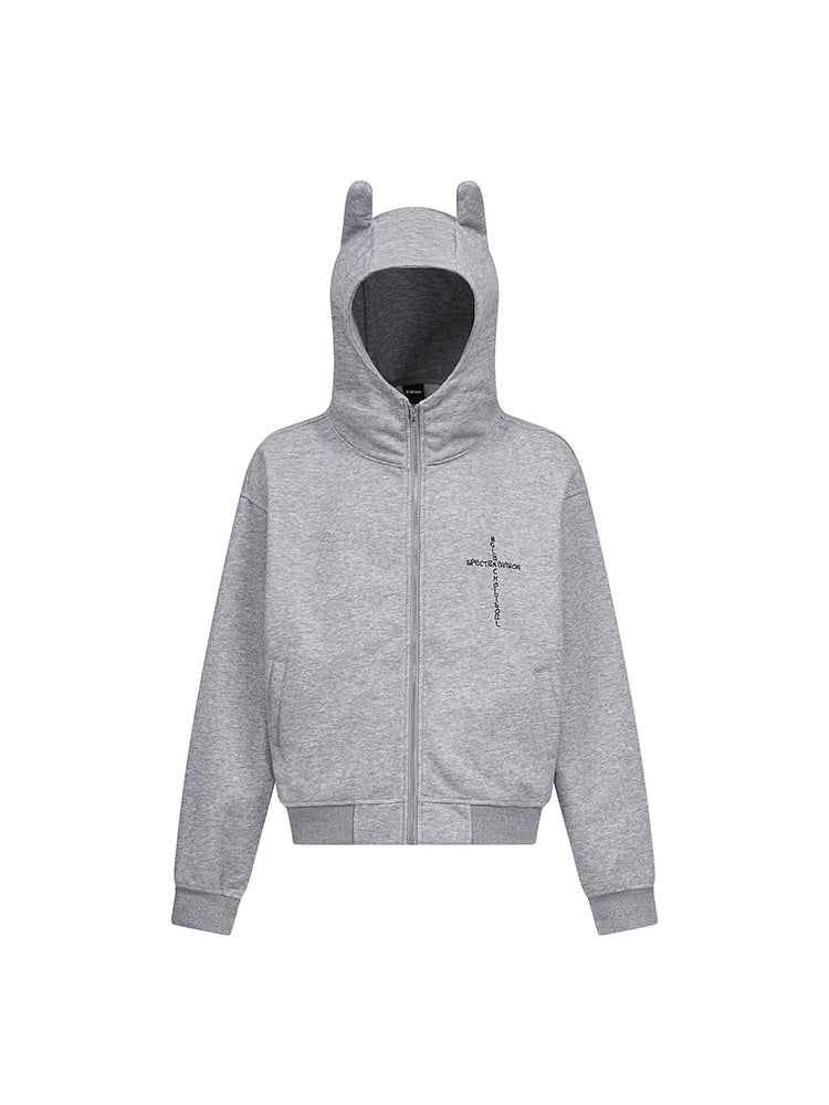 耳クロスパーカー