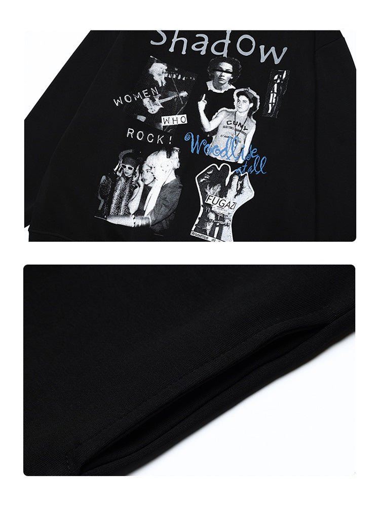People Print Hoodie