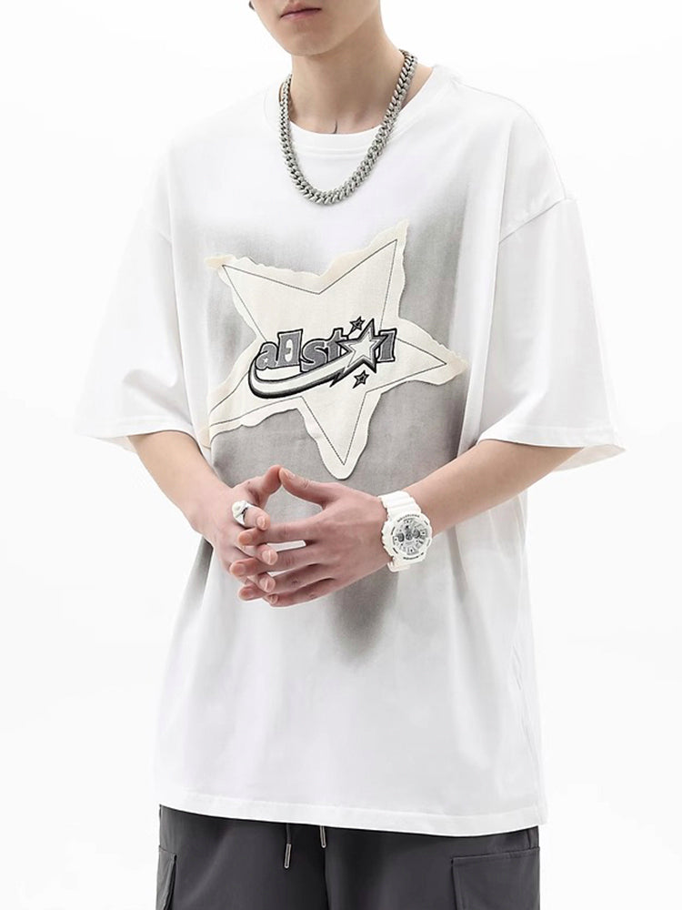 アメリカンストリートスターパッチTシャツ
