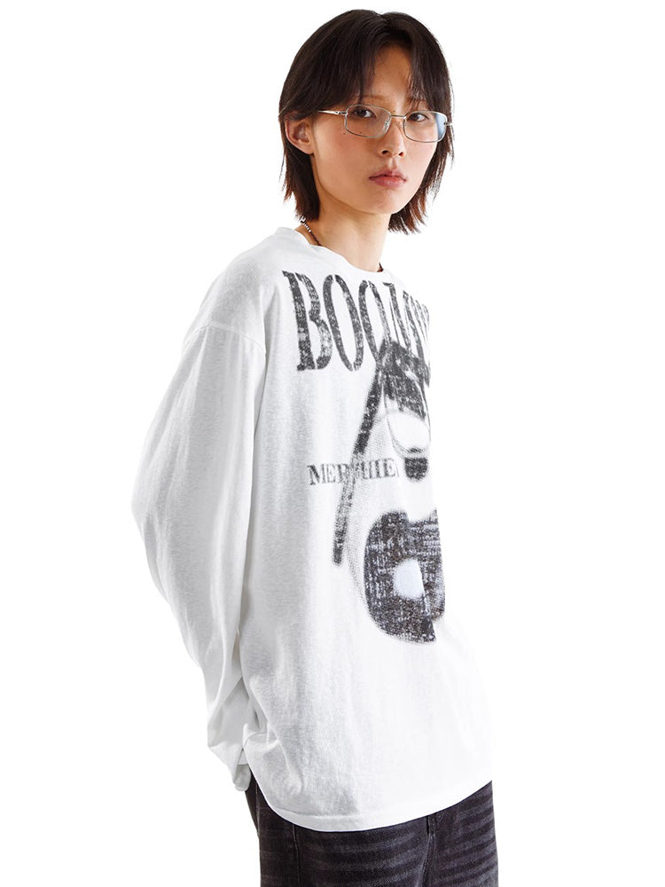 Lightweight sun protection long sleeve top with Tai Chi print
