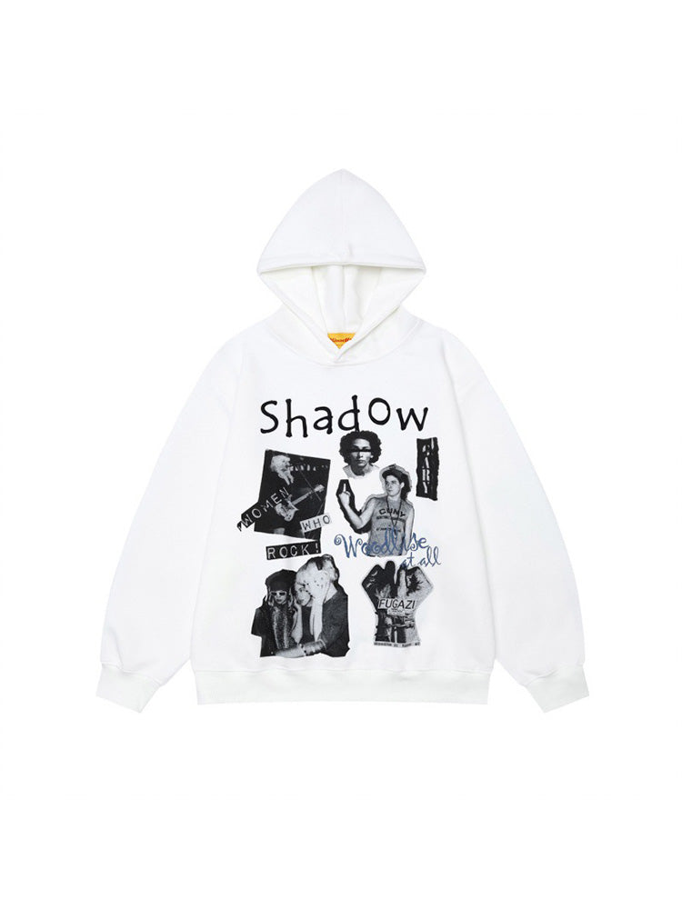 People Print Hoodie