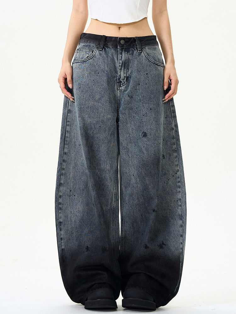 グラデーションオーバーサイズデニム