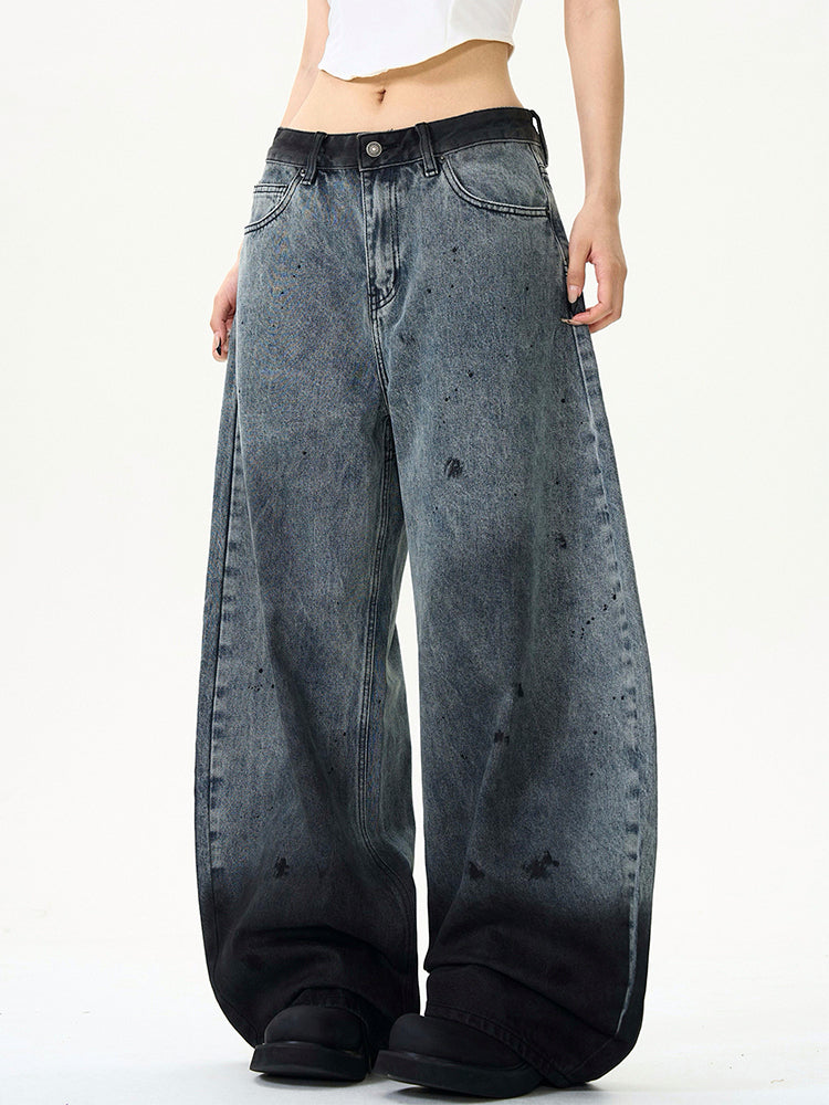 グラデーションオーバーサイズデニム