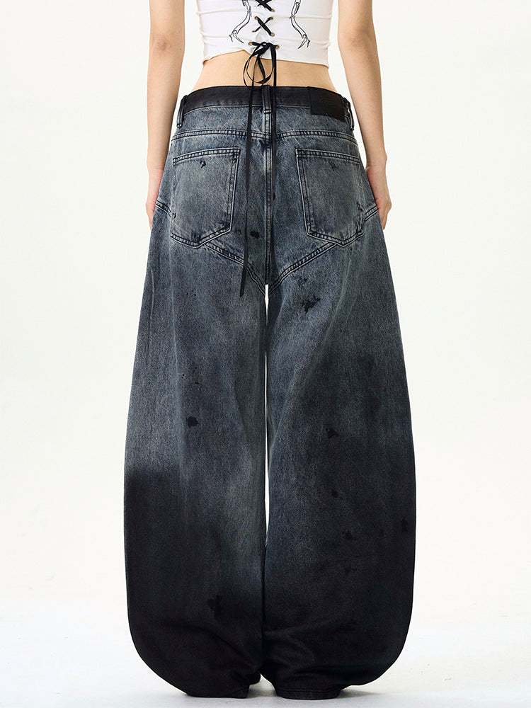 グラデーションオーバーサイズデニム