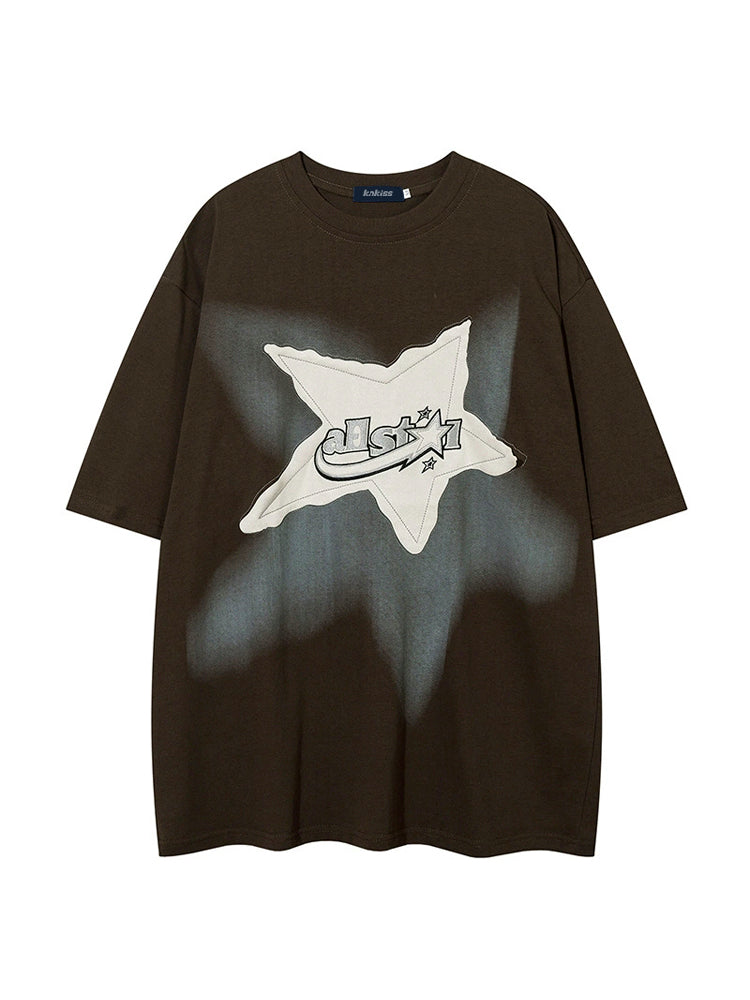 アメリカンストリートスターパッチTシャツ