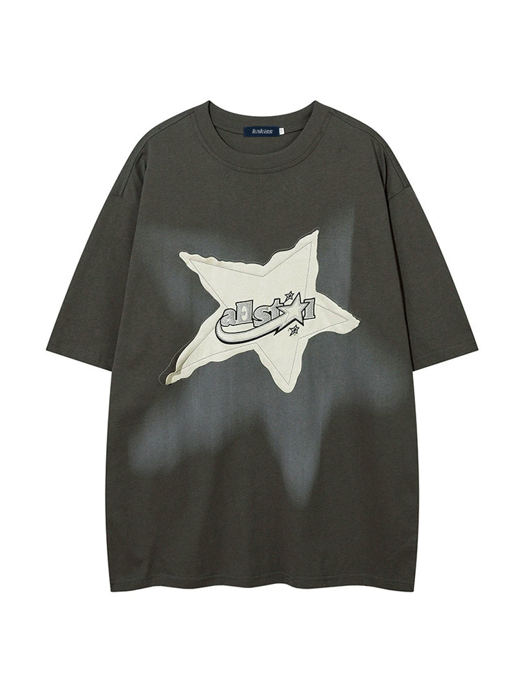 アメリカンストリートスターパッチTシャツ