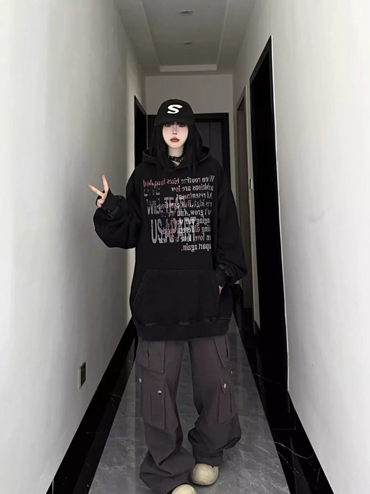Printed hoodie