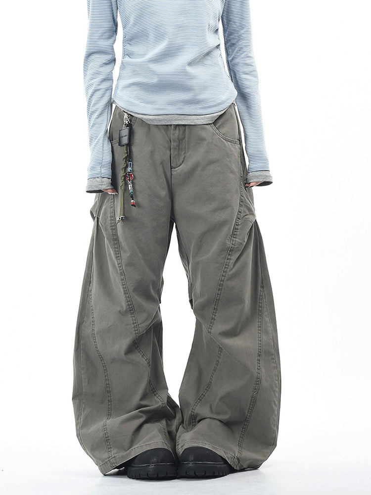 デコンストラクト切替 カーブカーゴパンツ