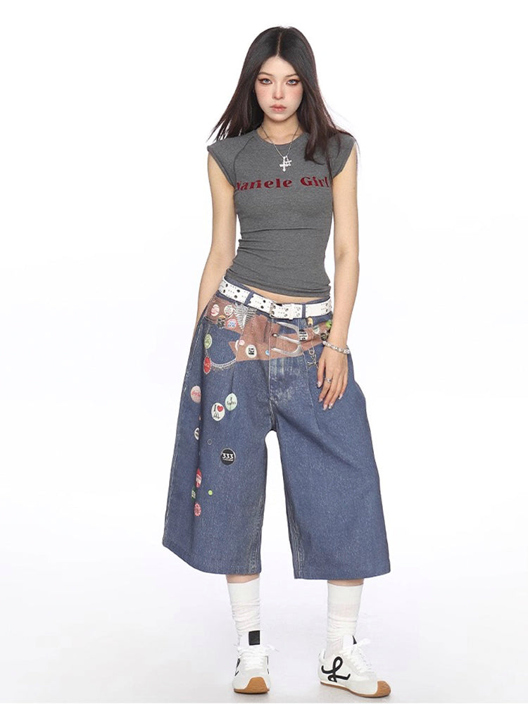 スリムフィットノースリーブTシャツ