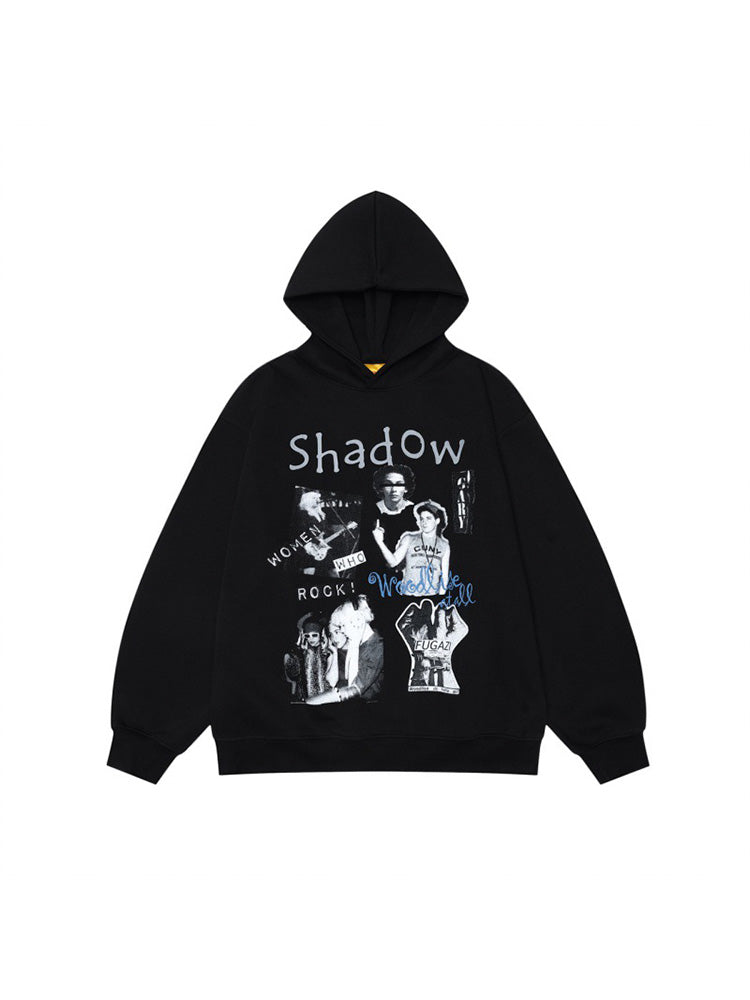 People Print Hoodie