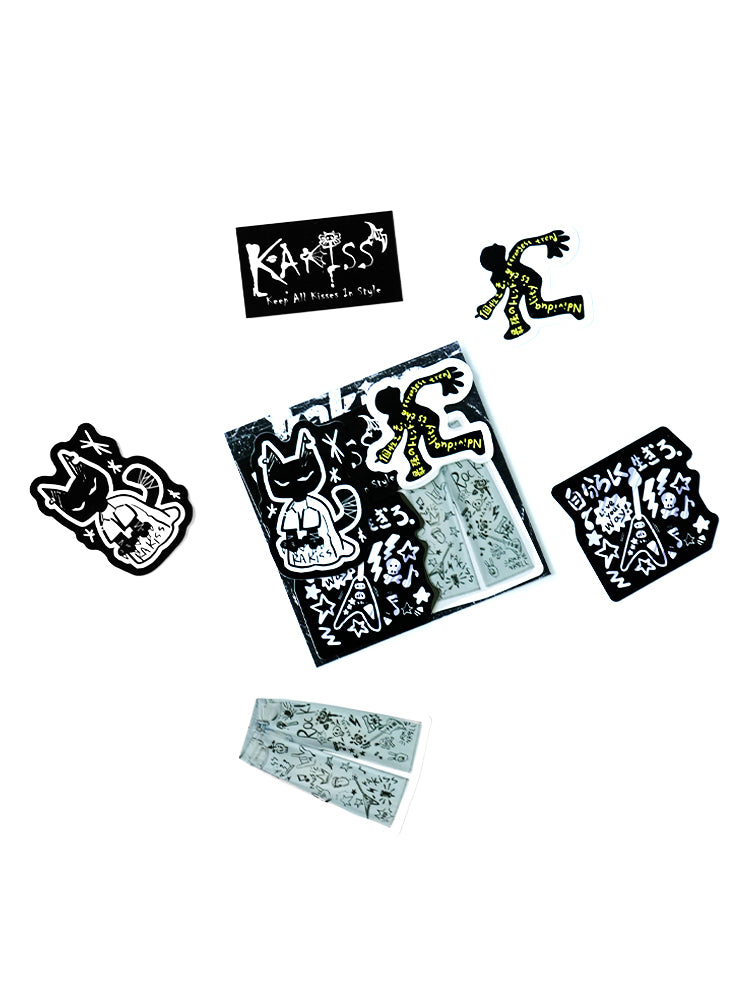 KAKISSオリジナルステッカーセット(5枚入り)