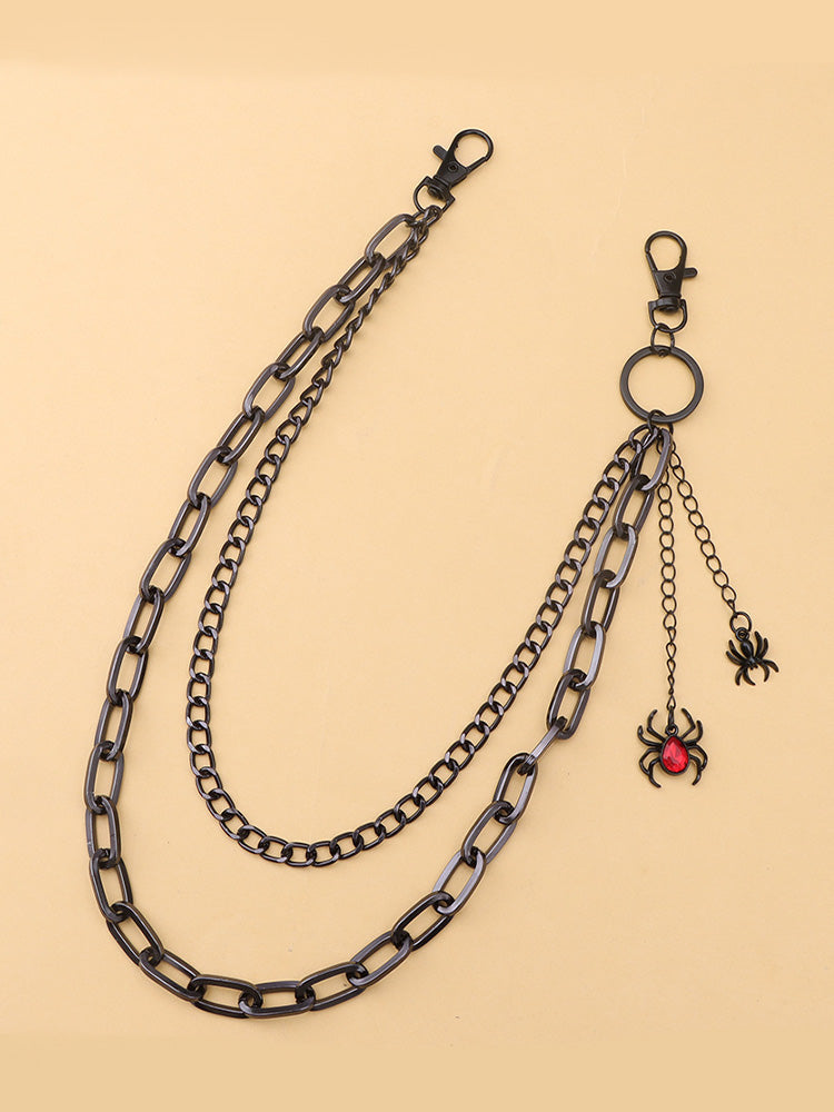 Grey beaded multi-layered choker