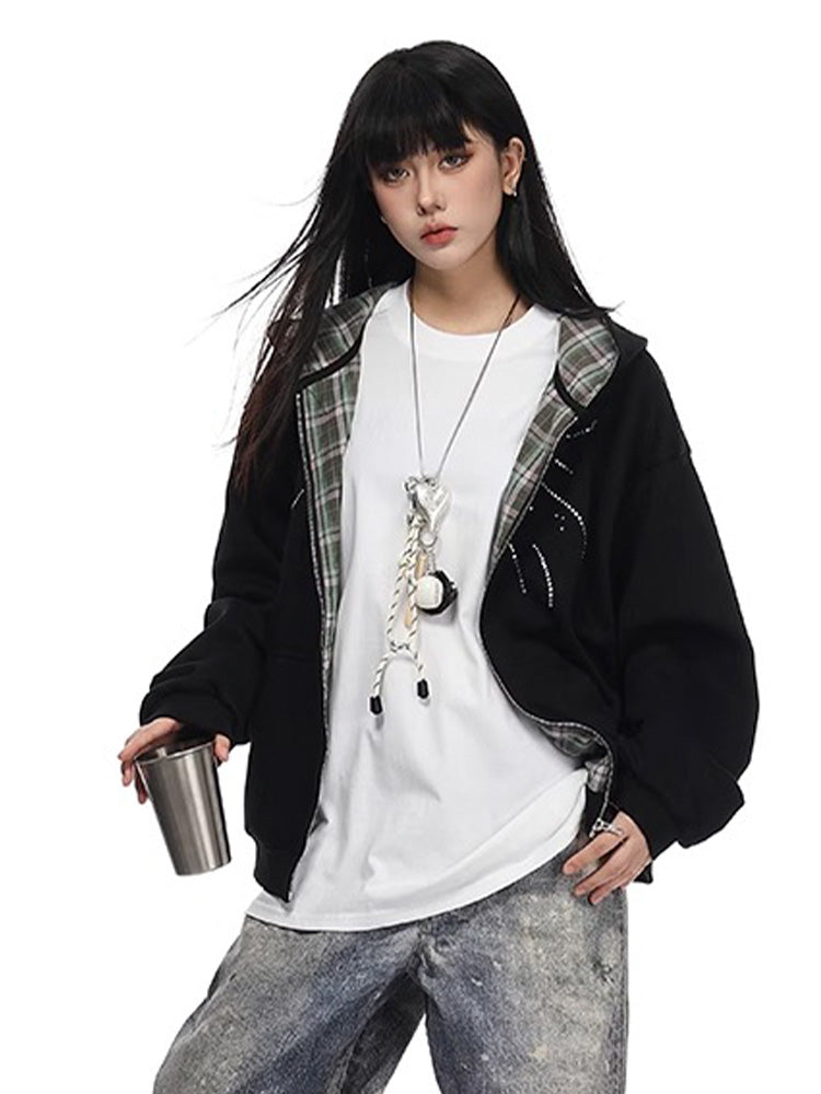 Reversible sweatshirt