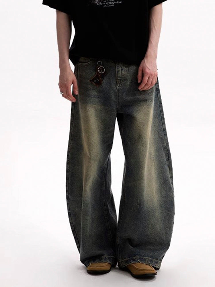 ヴィンテージウォッシュ カーブデニム