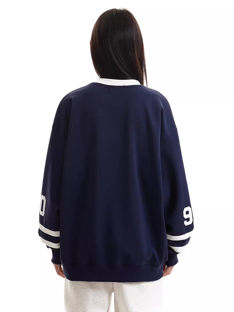 Sporty crew neck jersey