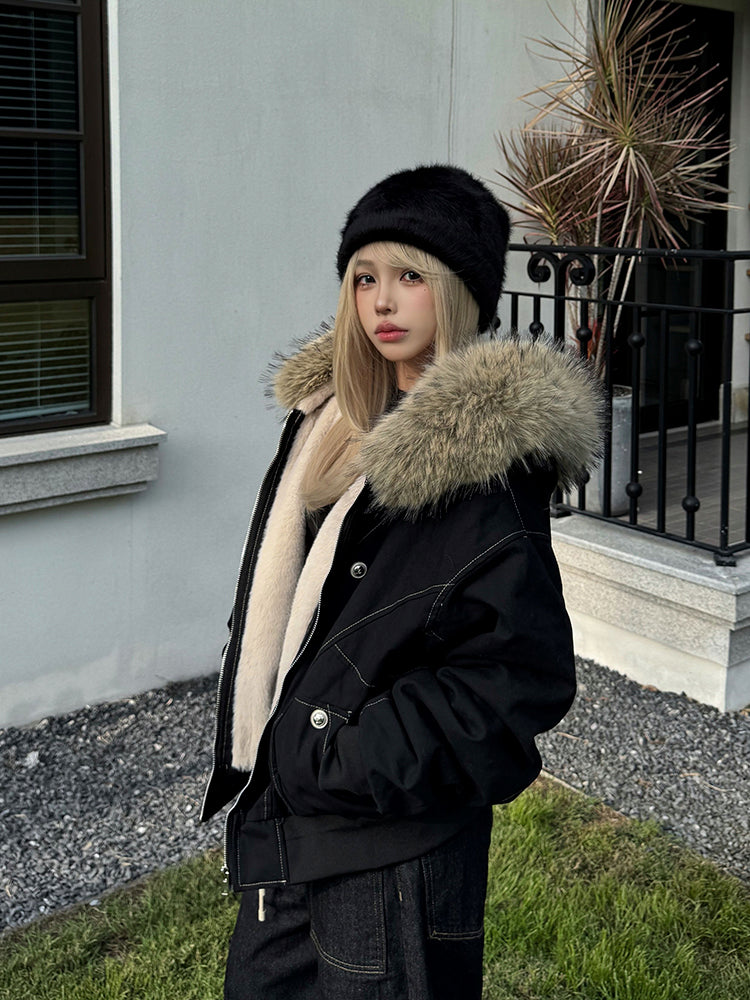 ウォッシュ加工ファージャケット