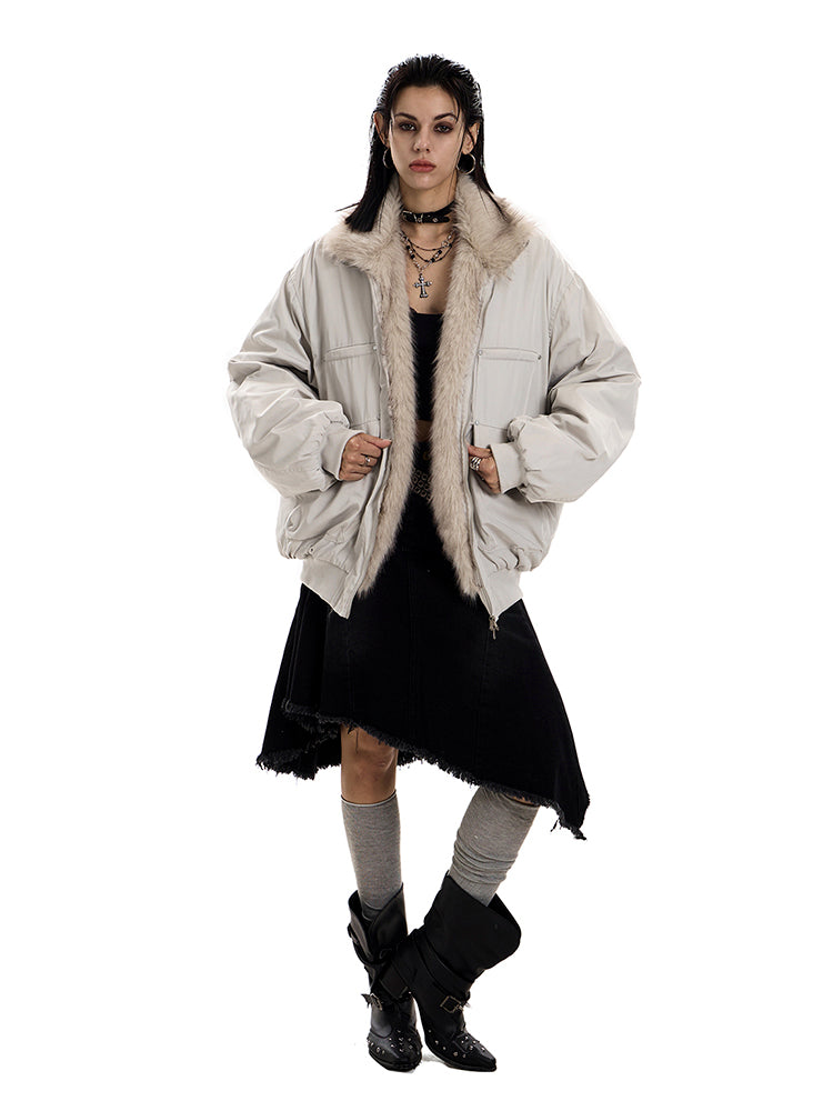 ゆるシルエットファージャケット|ストリート×防風撥水