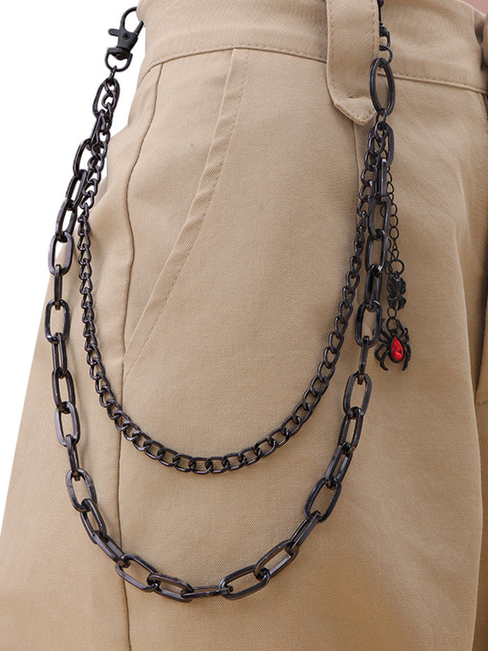 Grey beaded multi-layered choker