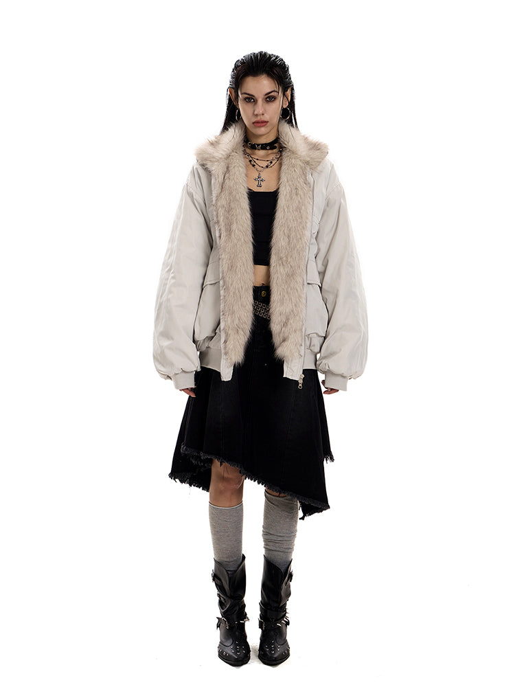 ゆるシルエットファージャケット|ストリート×防風撥水