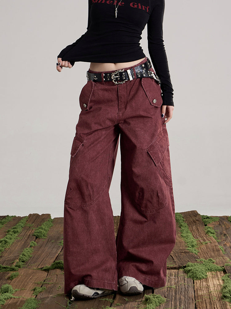 ウォッシュド カーゴ バルーンパンツ