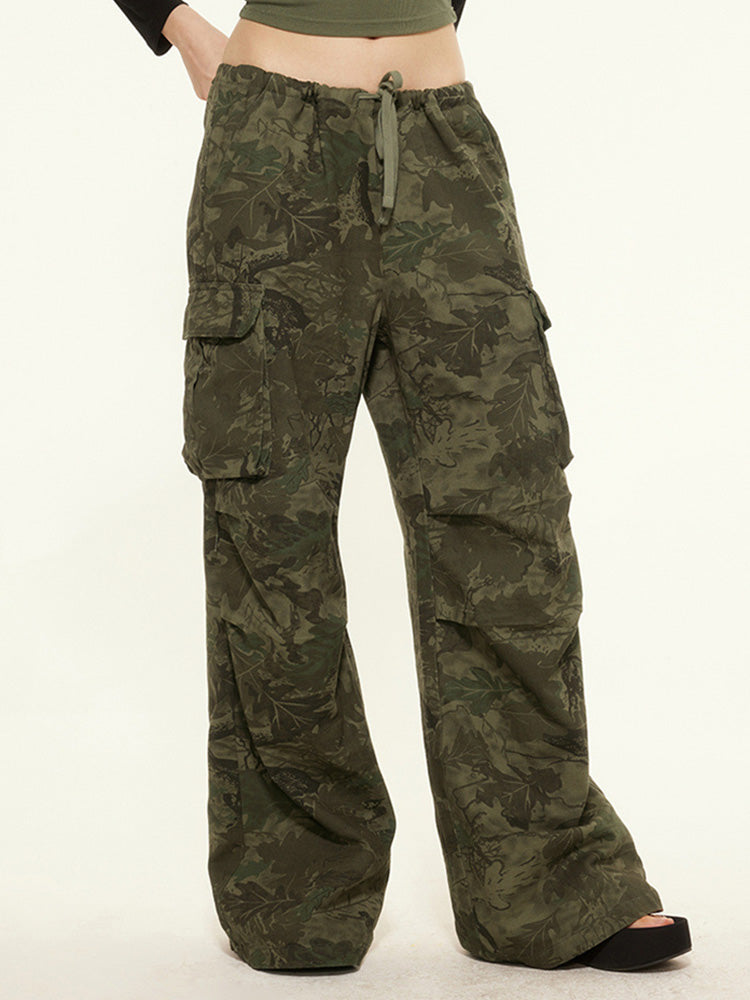 Camouflage casual pants