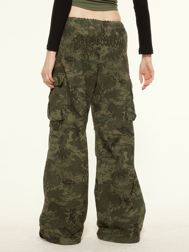Camouflage casual pants