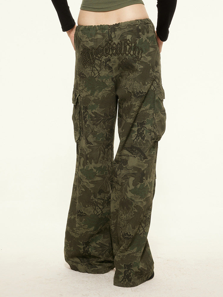 Camouflage casual pants