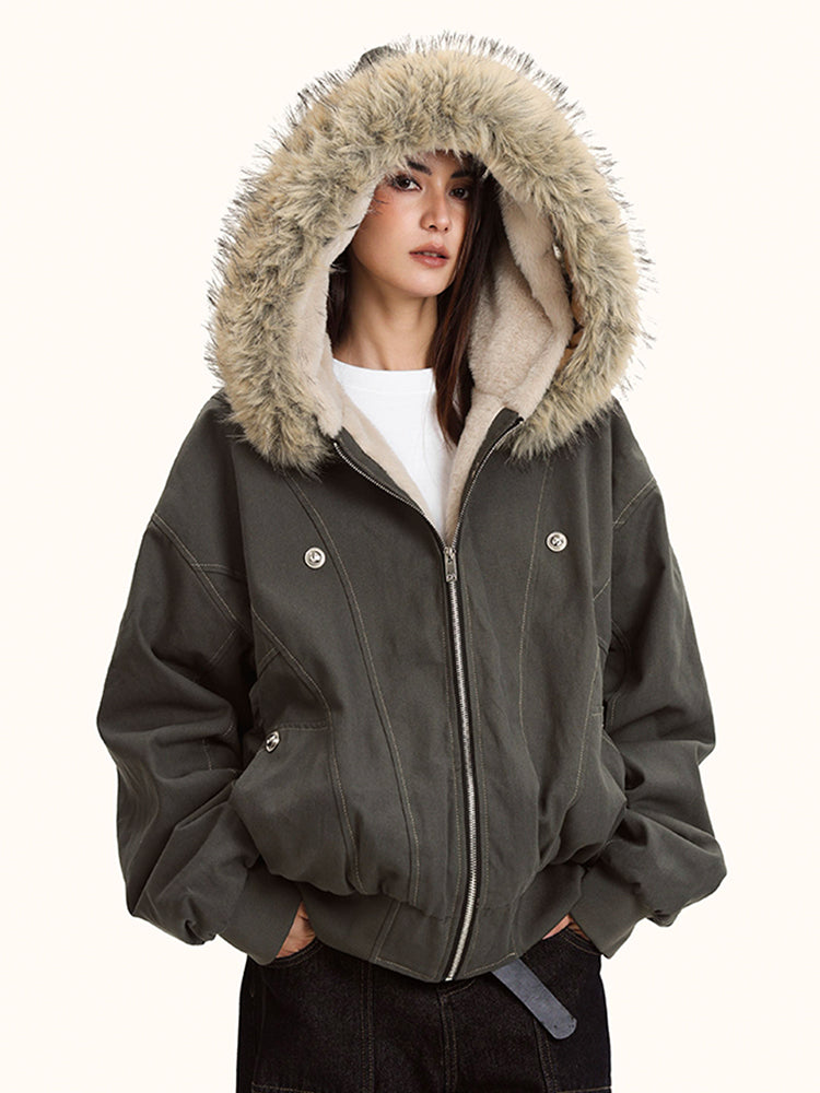 ウォッシュ加工ファージャケット