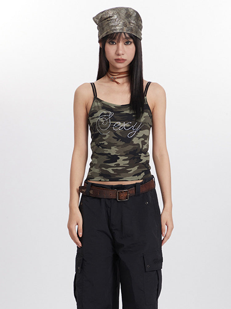 Camouflage design camisole