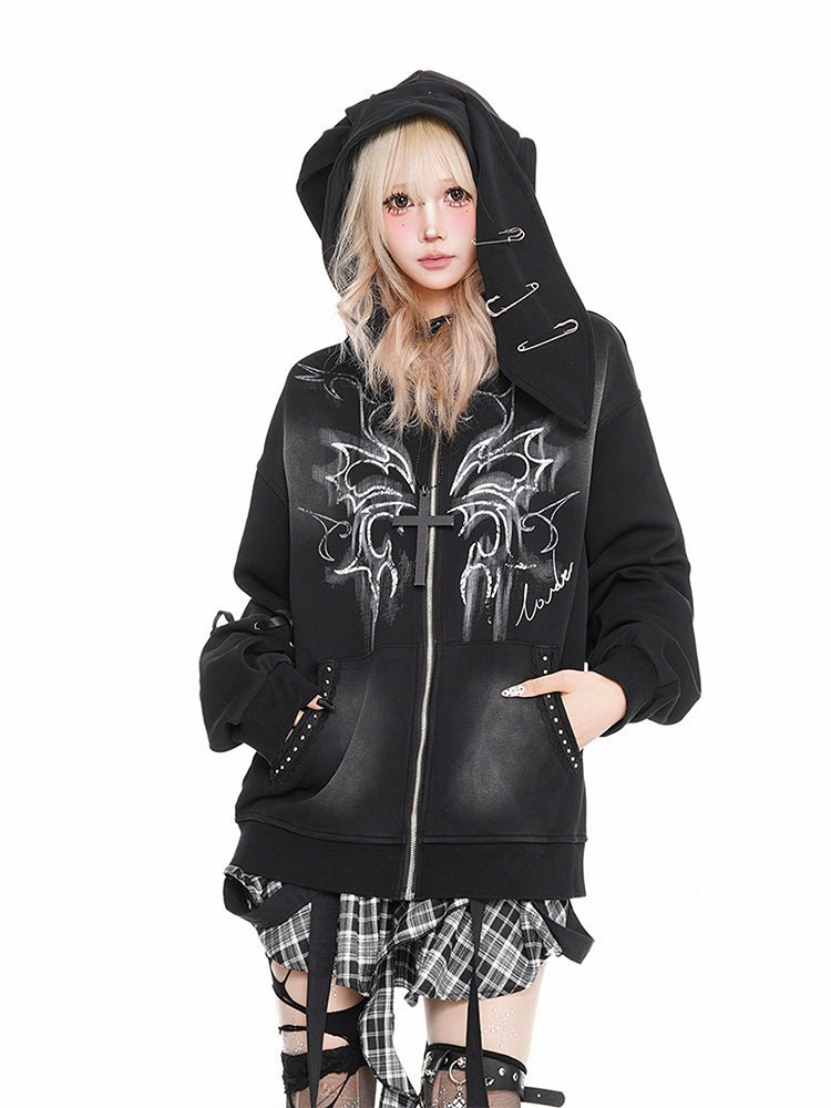 Kakiss ジップパーカー アウター パーカー