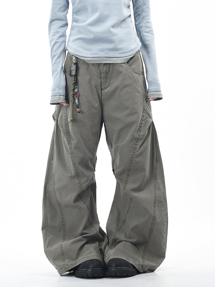 デコンストラクト切替 カーブカーゴパンツ