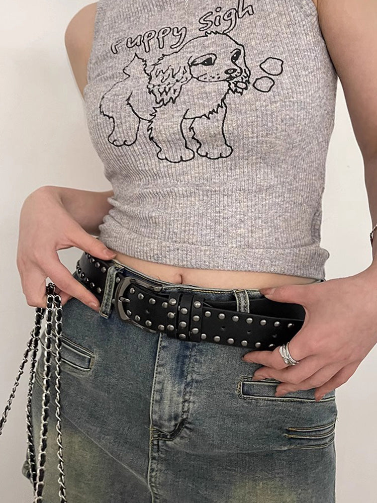 Unique studded belt