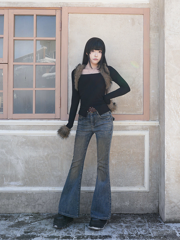 KAKISSタイトファーロングスリーブ