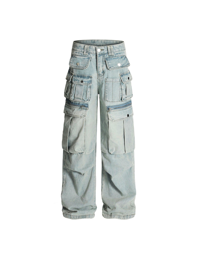 ヴィンテージ多ポケットカーゴデニム