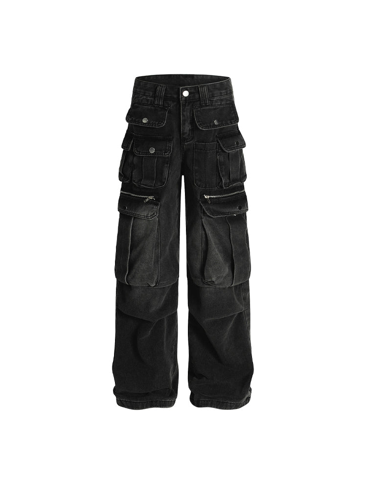 ヴィンテージ多ポケットカーゴデニム