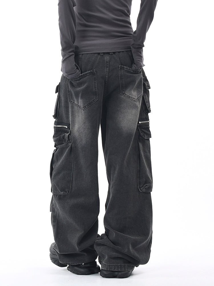 ヴィンテージ多ポケットカーゴデニム